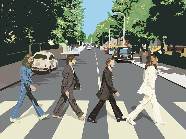 Abtei, Beatles, Straße, HD-Hintergrundbild
