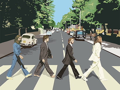 Abtei, Beatles, Straße, HD-Hintergrundbild HD wallpaper