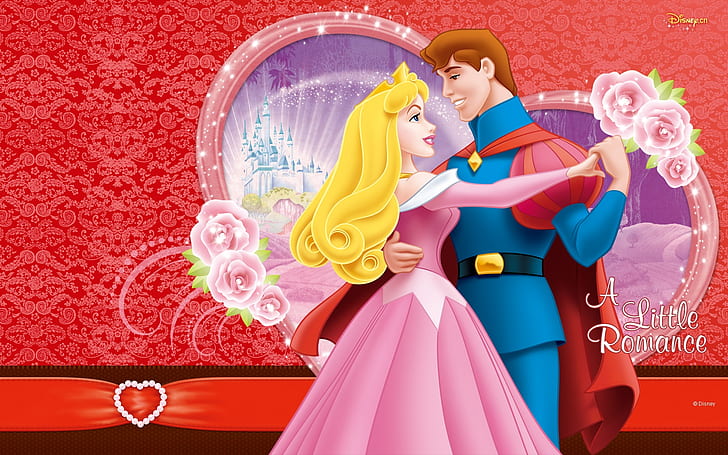 A Little Romance, Little, Romance, Dance, Red, Disney, Wallpaper HD