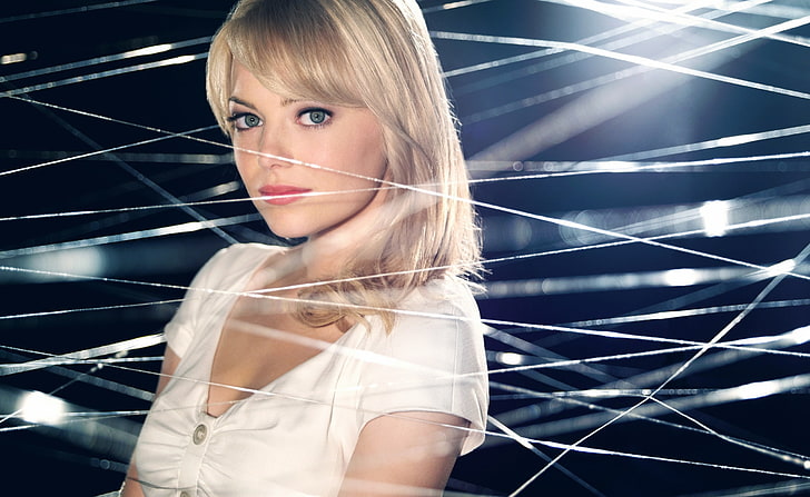 Emma Stone As Gwen Stacy HD Wallpaper, Emma Stone, Filmer, Andra, heta, 2012, film, Emma Stone, Gwen Stacy, Spiderman, Spiderman 4, The Amazing Spider-Man, HD tapet