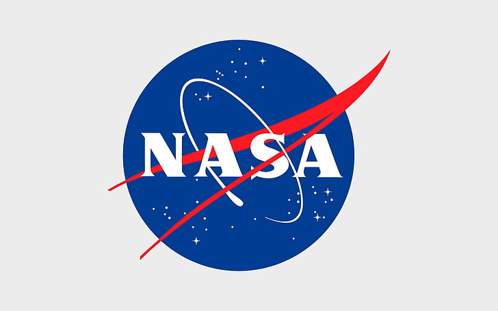 NASA, logo, simple, vector art, HD wallpaper