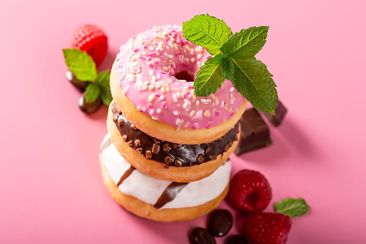 Essen, Donut, Süßigkeiten, HD-Hintergrundbild