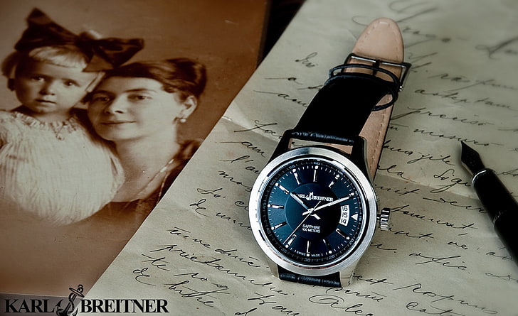 Karl Breitner Colonel CLN-SBLX, Vintage, karl breitner, swiss made, luxury watch, colonel, HD wallpaper