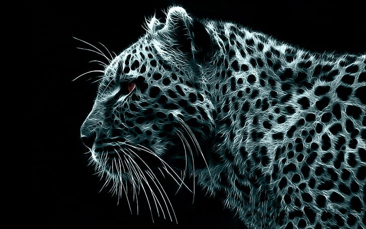 Crazy Leopard, leopard, HD wallpaper
