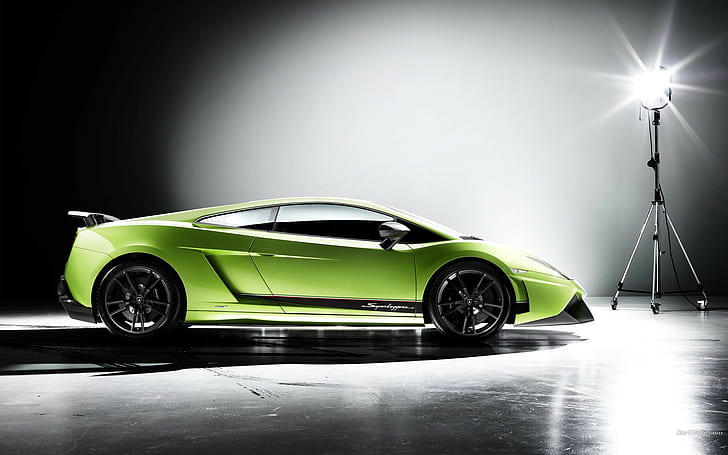 coche, Lamborghini, Lamborghini Gallardo Superleggera LP570, Supercars italianos, coches ecológicos, Fondo de pantalla HD