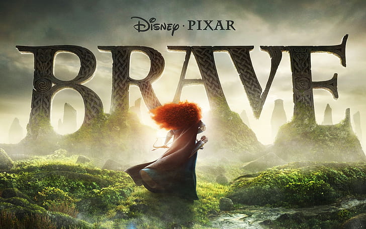 Brave HD, poster berani disney pixar, Brave, HD, Wallpaper HD