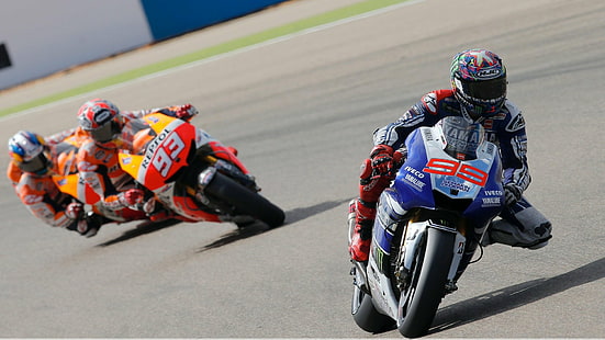 Dani Pedrosa, Jorge Lorenzo, Marc Marquez, Moto GP, Repsol Honda, HD-Hintergrundbild HD wallpaper