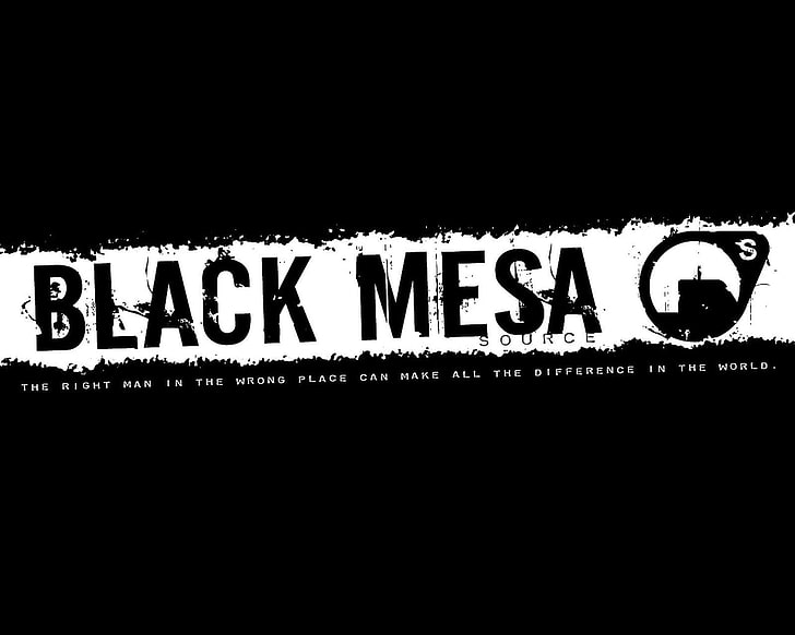 Black Mesa Source logo, Half-Life, HD wallpaper