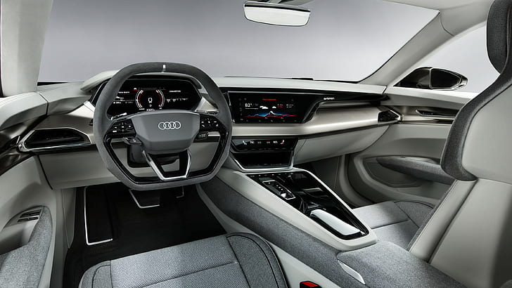 Audi e-tron GT, elektrikli arabalar, 4K, HD masaüstü duvar kağıdı