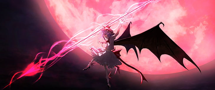Anime, Touhou, Remilia Scarlet, HD-Hintergrundbild