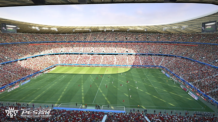 Pro Evolution Soccer PES 2014 Game Wallpaper 03, campo de fútbol verde,  Fondo de pantalla HD | Wallpaperbetter
