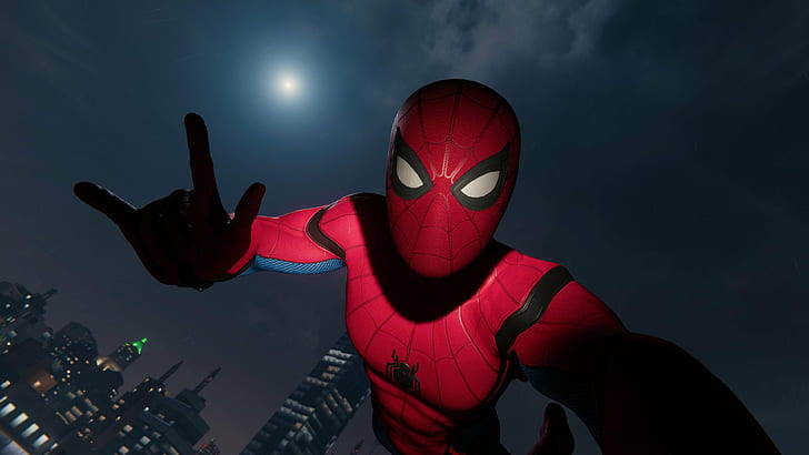 spiderman ps4, spiderman, super-héros, jeux, hd, 4k, jeux 2018, jeux ps, Fond d'écran HD