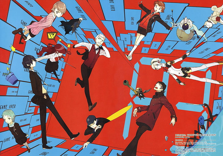 Seri Persona, anime, Persona 3, Wallpaper HD
