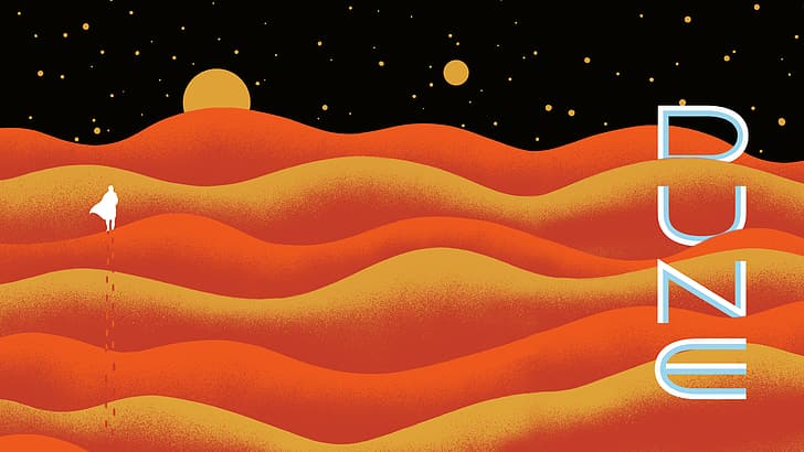 Arrakis, ficção científica, Paul Atreides, Dune (série), arte digital, Jim Tierney, HD papel de parede
