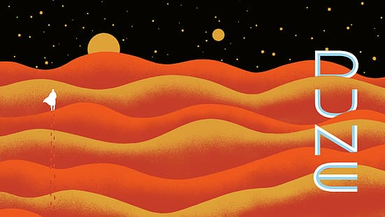 Arrakis, ficção científica, Paul Atreides, Dune (série), arte digital, Jim Tierney, HD papel de parede HD wallpaper