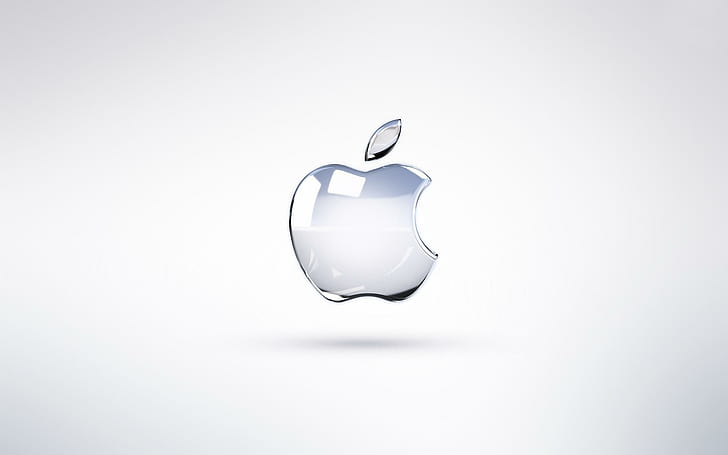 Logo Apple en verre, logo de la marque Apple, ordinateurs, 1920x1200, pomme, macintosh, Fond d'écran HD