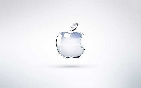 Glas-Apple-Logo, Apple-Markenlogo, Computer, 1920 x 1200, Apfel, Macintosh, HD-Hintergrundbild HD wallpaper