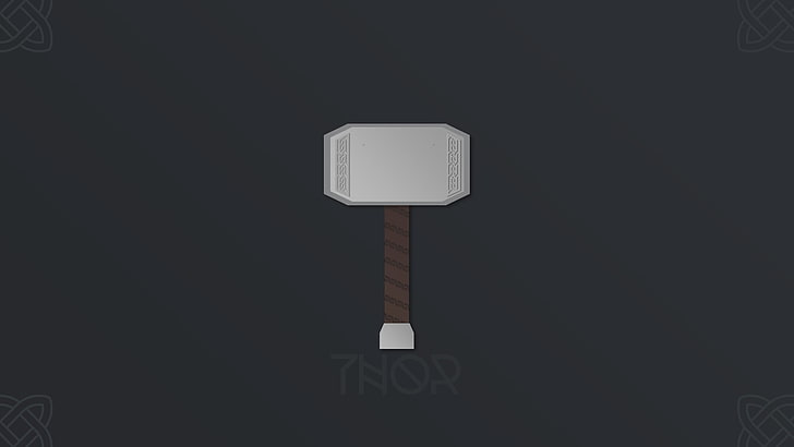 ملصق Marvel Thor hammer ، Thor ، Marvel Heroes ، hammer ، Mjolnir ، norse ، mythology ، Celtic، خلفية HD