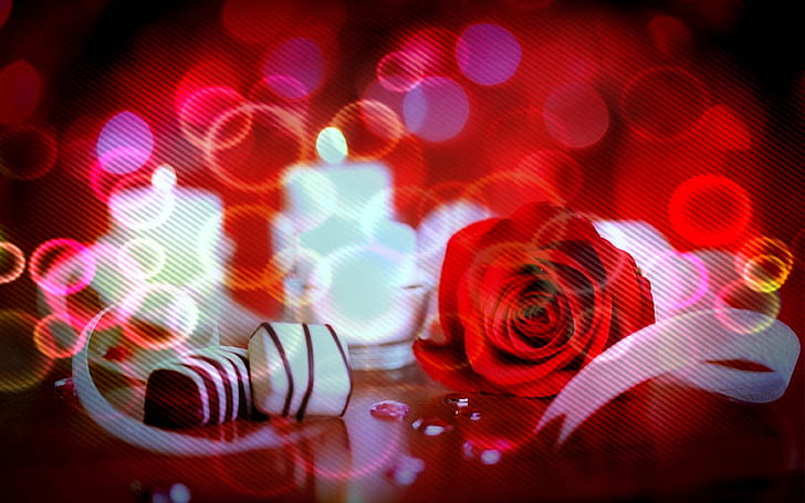 Romantyczny Na Walentynki .. Szerokie Tło Pulpitu, Tapety HD