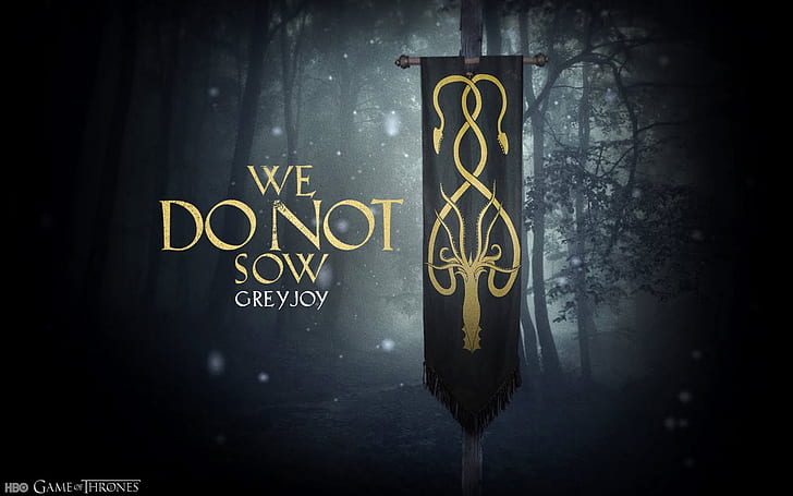 Игра престолов Greyjoy Quotes Фотосессия, HD обои