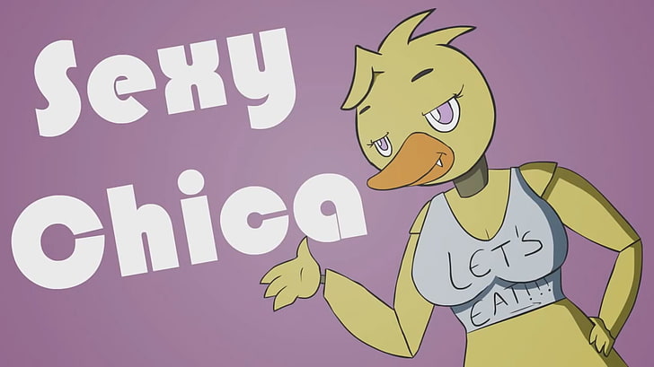 Sexy Chica illustration, Markiplier, Five Nights at Freddy's, HD wallpaper