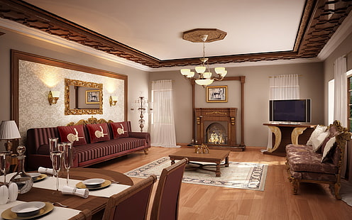 الداخلية ، غرف المعيشة ، التصميم الداخلي ، في الداخل، خلفية HD HD wallpaper