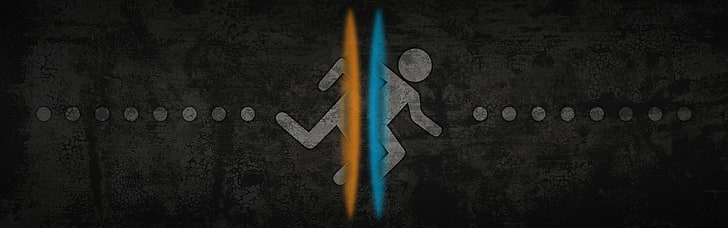 лого на порталната игра, Portal (игра), HD тапет