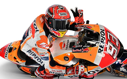Honda, Repsol, MotoGP, 2018, Marc, Marquez, HD-Hintergrundbild HD wallpaper