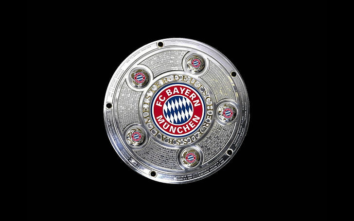 FC Bayern Munchen, logo du FC Bayern Munchen, arrière-plan, équipe de football, Fond d'écran HD