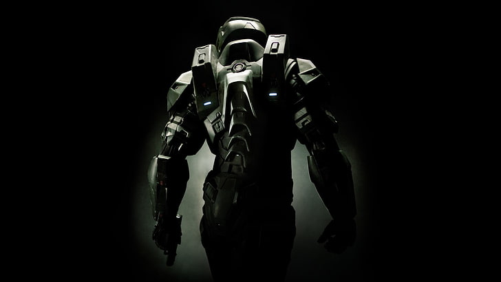 gray armor, Halo, Master Chief, HD wallpaper