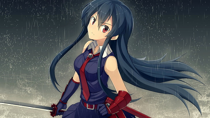 Anime Charakter Illustration, Akame ga Kill !, Akame, Anime Mädchen, Anime, HD-Hintergrundbild