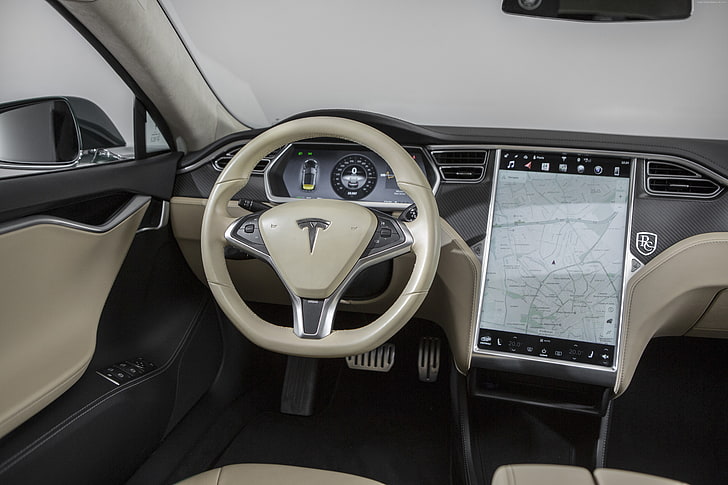 2018 voitures, frein de tir Tesla, modèle S, 6K, voiture électrique, Fond d'écran HD