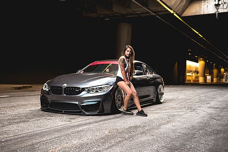  BMW, Girl, Tattoo, F82, HD wallpaper HD wallpaper