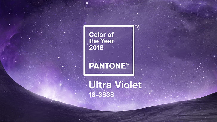 warna solid, logo, ungu, Wallpaper HD