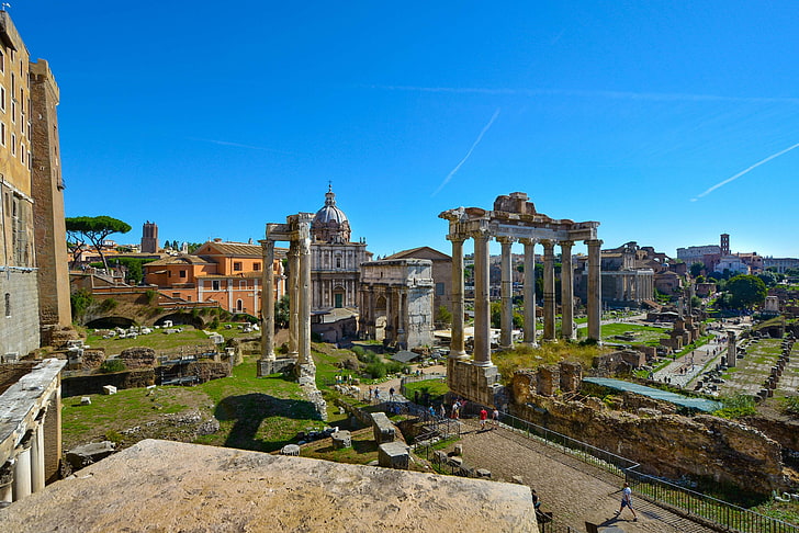 древний, античный, архитектура, город, колизей, колонны империя, европейский, известный, форум, наследие, исторический, итальянский, италия, ориентир, открытый, римский, рим, руины, экскурсия, храм, путешествие, HD обои