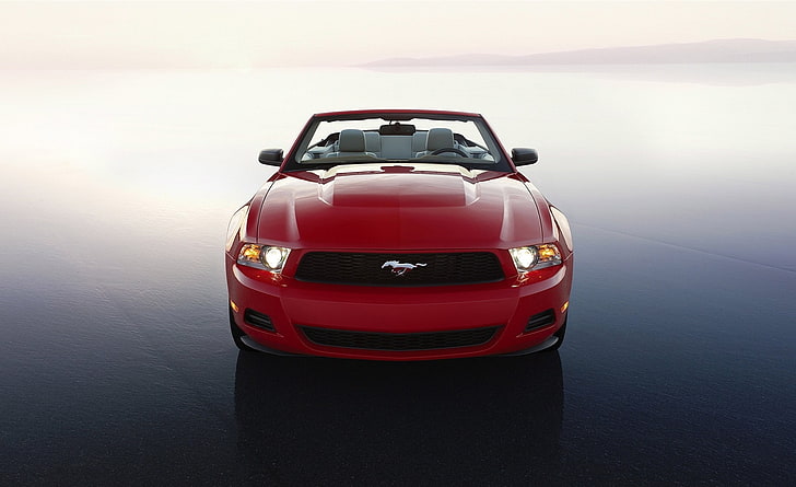 Roter Ford Mustang, Autos, Ford, Mustang, HD-Hintergrundbild