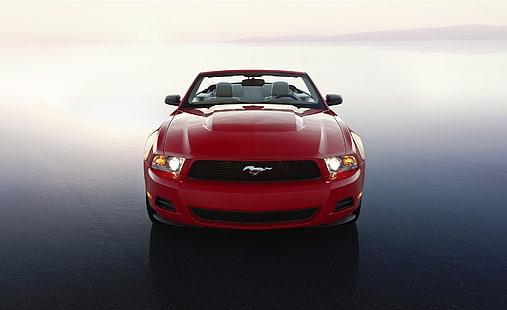 Red Ford Mustang, Cars, Ford, Mustang, HD wallpaper HD wallpaper