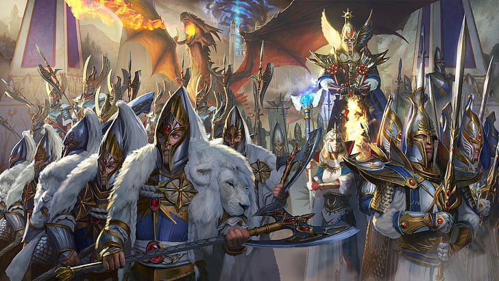 Total War: Warhammer II, Warhammer, Yüksek Elf, HD masaüstü duvar kağıdı