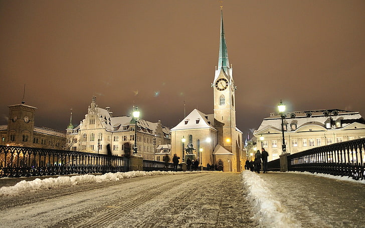 Zurich At Night HD wallpapers free