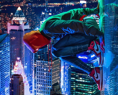 Nova York, Quadrinhos, Homem Aranha, Miles Morales, Ultimate Spider-Man, HD papel de parede HD wallpaper
