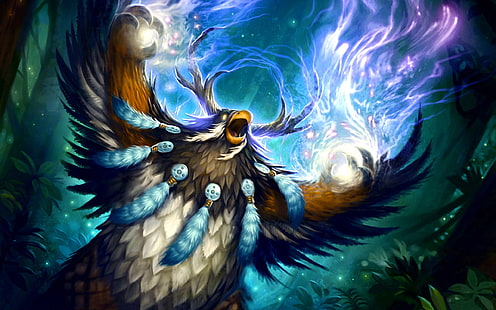 World of Warcraft, druidi, Sfondo HD HD wallpaper