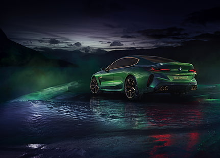 BMW Concept M8 Gran Coupé, BMW, 2018 Autos, Autos, 4k, 8k, HD, Concept Cars, HD-Hintergrundbild HD wallpaper
