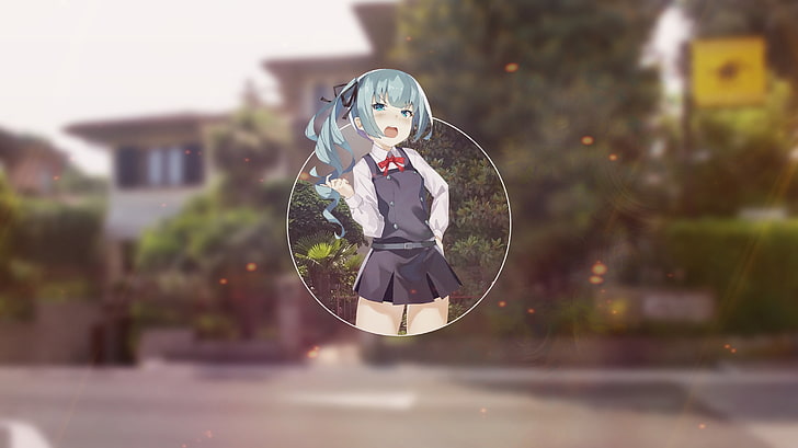Anime Mädchen, Bild-in-Bild, piture in Bild, Loli, HD-Hintergrundbild