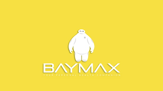 Illustration Baymax, Baymax, Big Hero 6, Disney, Fond d'écran HD HD wallpaper