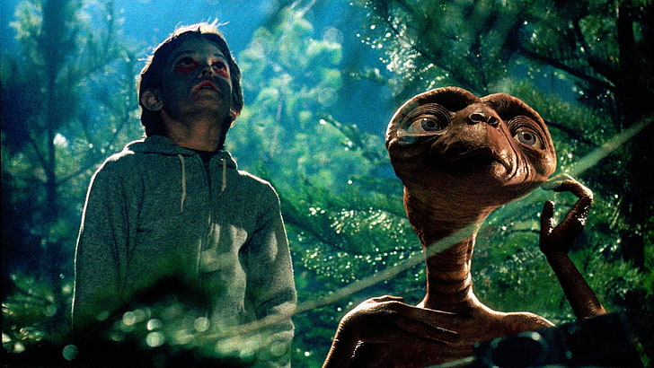 Movie, E.T. the Extra-Terrestrial, E.T., Henry Thomas, HD wallpaper