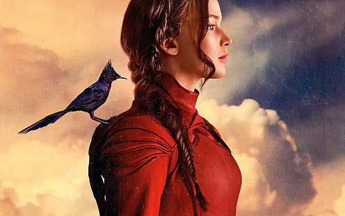 Jennifer Lawrence, los juegos del hambre, Sinsajo, Jennifer Lawrence, Katniss Everdeen, Fondo de pantalla HD HD wallpaper