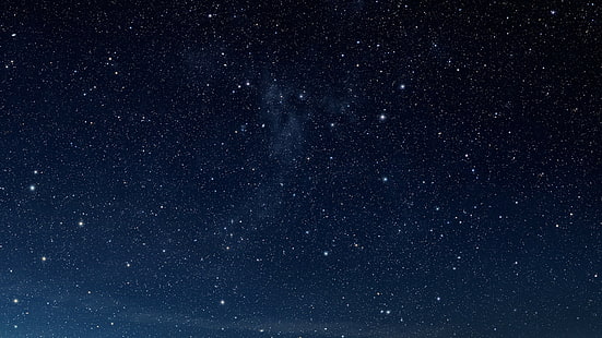 jasne gwiazdy, nocne niebo, Tapety HD HD wallpaper
