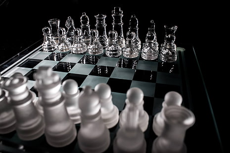 доска, шахматы, классика, игра, стратегия, HD обои HD wallpaper