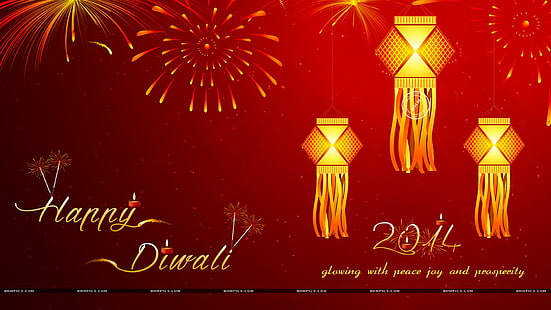 빛나는 디 왈리, 해피 디 왈리 포스터, 축제 / 휴일, 디 왈리, 휴일, 축제, HD 배경 화면 HD wallpaper