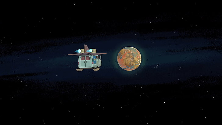 Rick and Morty Erwachsenen schwimmen Cartoon, HD-Hintergrundbild